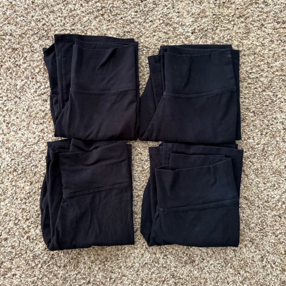 The Children’s Place Girls Black Yoga Pants Size XL / 14